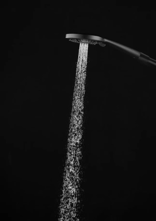 Душевая система с изливом Arrow AG3317SHMB черный